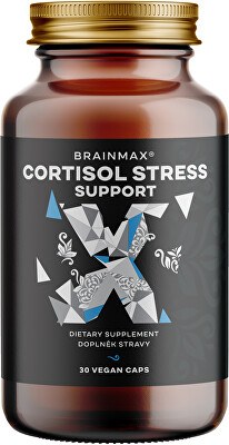 BrainMax - Cortisol Stress Support - Komplex pro podporu duševního zdraví 30 kapslí