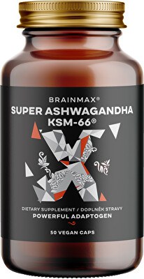 BrainMax - Super Ashwagandha extrakt KSM-66® 50 kapslí